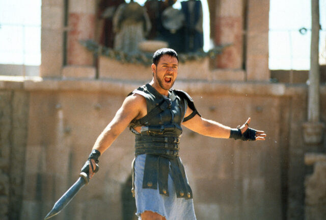 Russell Crowe in 'Gladiator'.