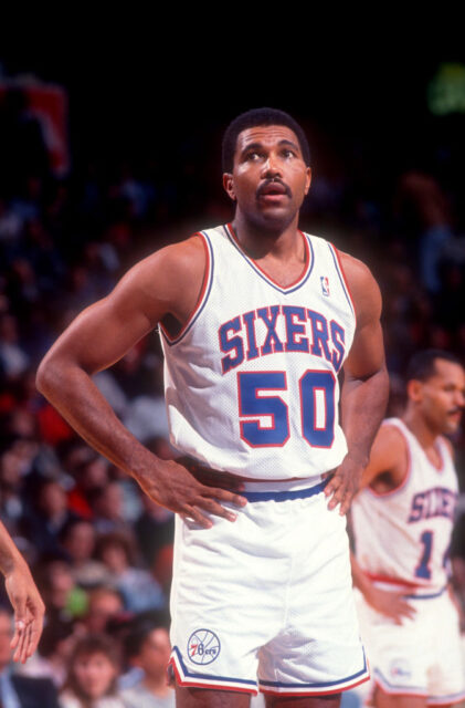 Robert Reid standing on the basketball court