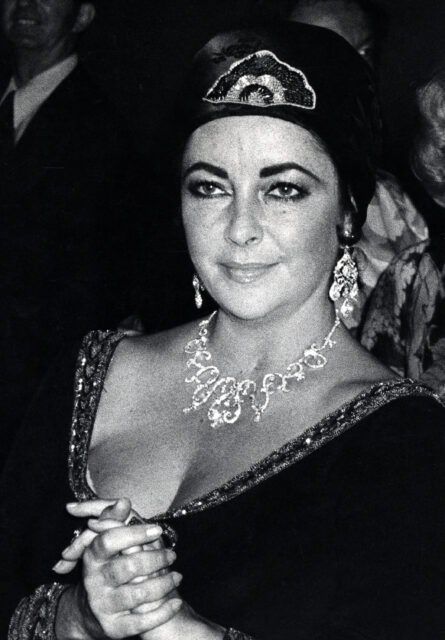 Portrait of Elizabeth Taylor.