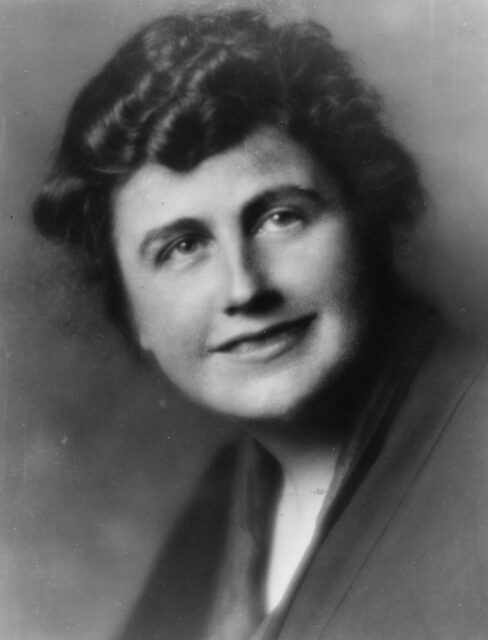 Portrait of Edith Bolling Galt Wilson.
