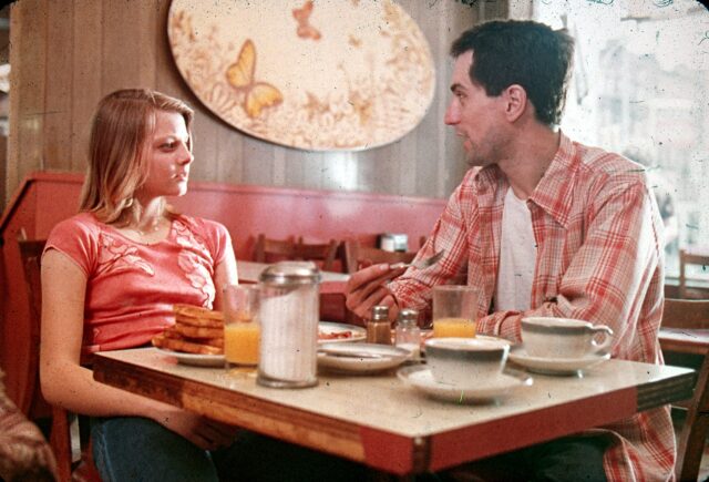 Jodie Foster and Robert De Niro in 'Taxi Driver'.