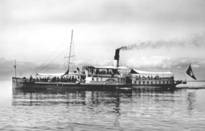 The steamship Säntis.