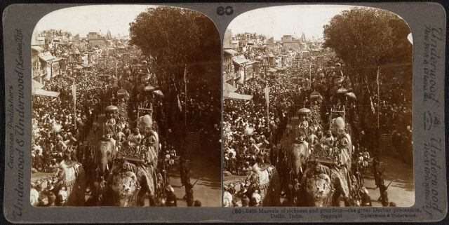 Photo of Delhi Durbar in 1903.