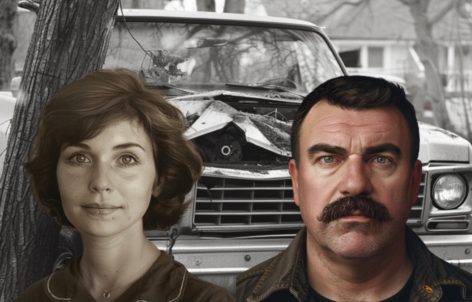 Illustration of Mary Gillispie (L) and Paul Freshour (R). (Photo Credit: MidJourney)