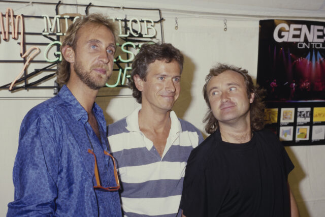 Mike Rutherford, Tony Banks, and Phil Collins.