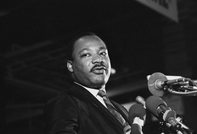 close up portrait of martin luther king junior the day before his assassination