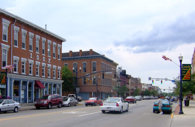 Main street of Circleville, Ohio.