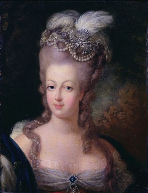 Portrait of Marie Antoinette.