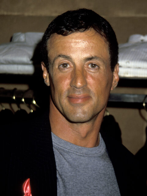 Headshot of Sylvester Stallone.