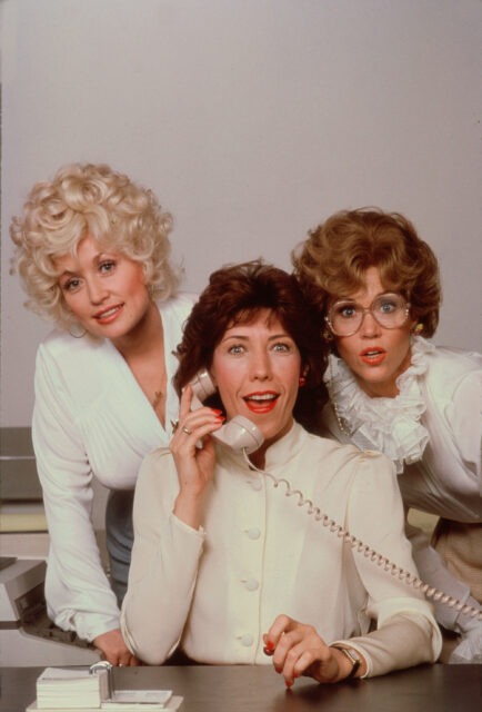 Jane Fonda, Lily Tomlin, and Dolly Parton in '9 to 5'