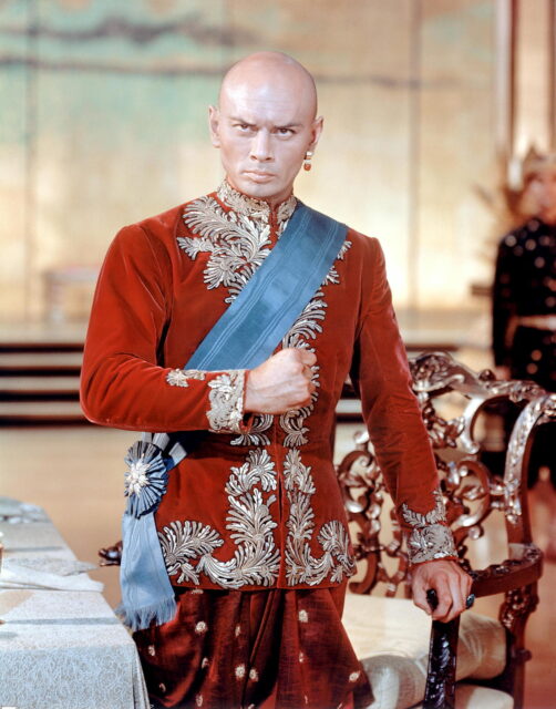 Yul Brynner in 'The King and I"