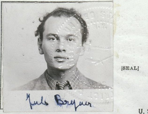 Yul Brynner immigration photo.