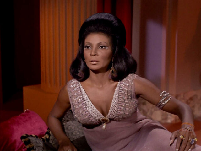 Nichelle Nichols as Lt. Uhura in 'Star Trek'