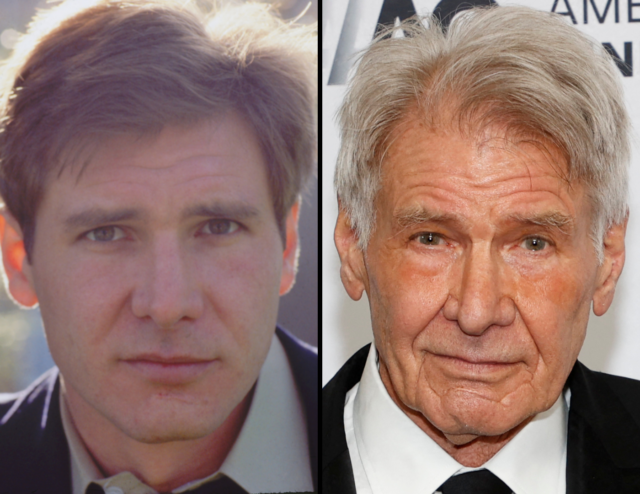 Young Harrison Ford, old Harrison Ford.