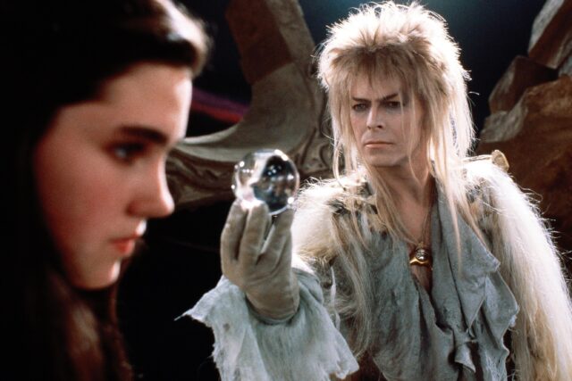 David Bowie and Jennifer Connelly in "The Labyrinth"