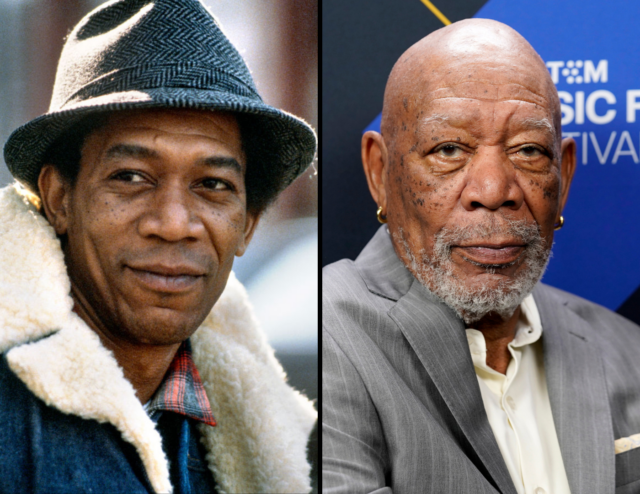 Young Morgan Freeman, old Morgan Freeman.