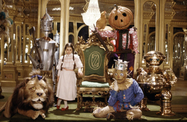 The cast in costume for "Return to Oz"